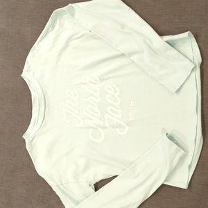 Girls the North face long sleeve tee